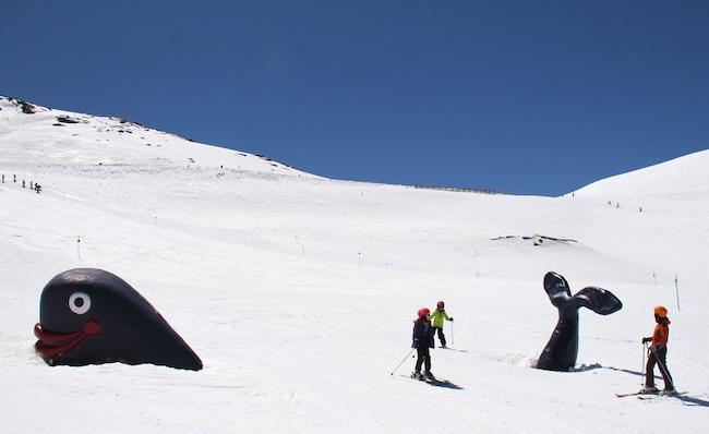 Espléndida imagen de la estación de esquí durante Semana Santa.