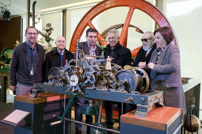 Mecanismo del histórico reloj del Ayuntamiento.