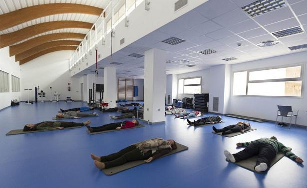 Un momento del taller en la Facultad de Ciencias del Deporte Un momento del taller en la Facultad de Ciencias del Deporte.