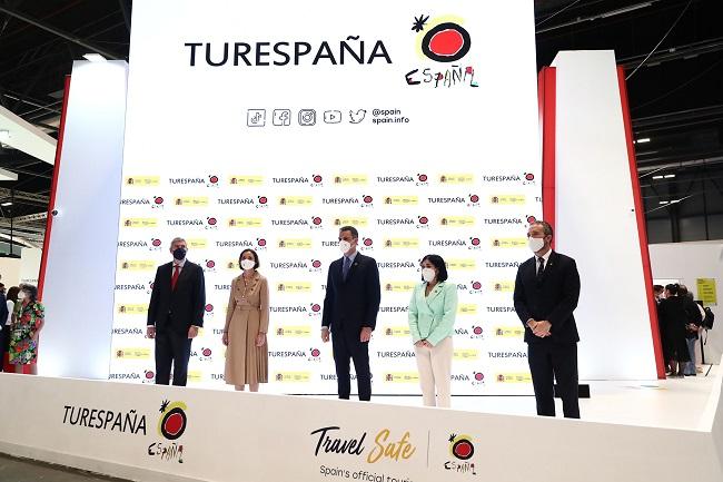 El presidente del Gobierno, este viernes en Fitur.