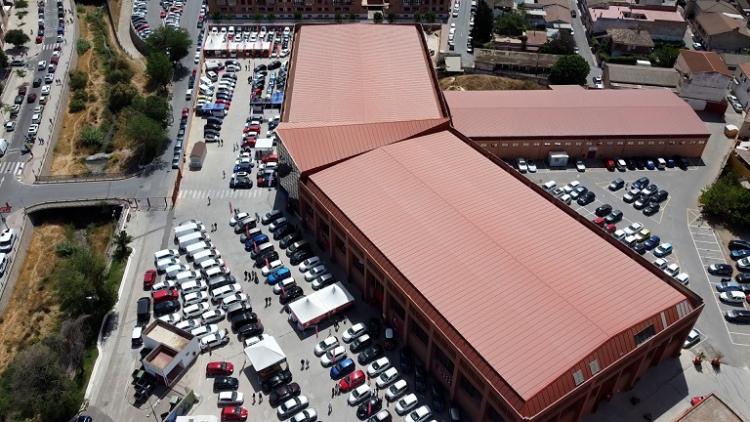 Tejados de Fermasa, donde se instalarán los paneles solares. 