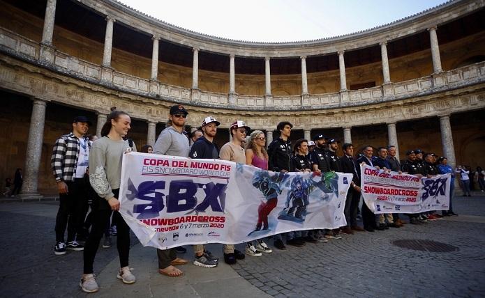 Presentación de la prueba de Copa del Mundo en el Palacio de Carlos V.