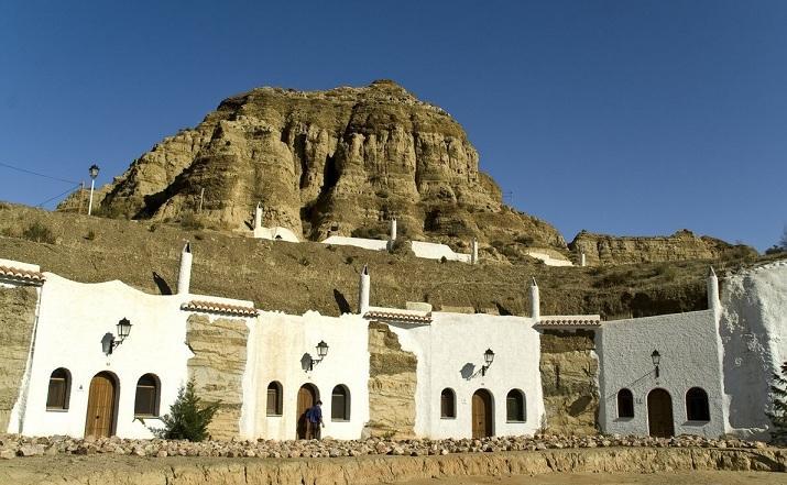Casas cueva turísticas en Guadix.