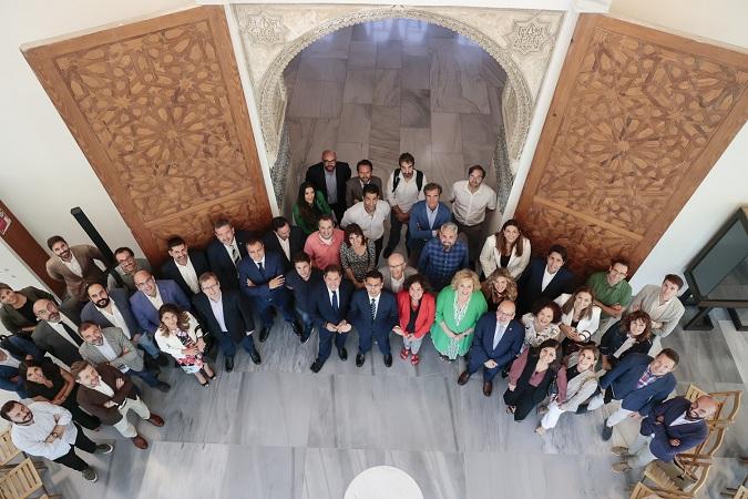 Acto con instituciones y empresas en el Cuarto Real de Santo Domingo. 