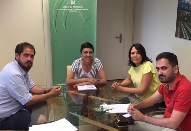 Reunión con la delegada de Fomento y Vivienda. 