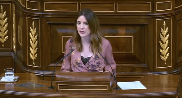 Ana Terrón en una comparecencia en el Congreso.