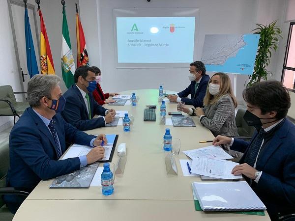 Reunión de los representantes de Fomento de Andalucía y Murcia.