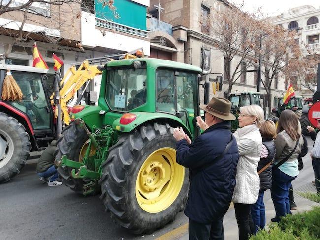 Tractorada del pasado 19 de febrero de 2020 en la capital. 