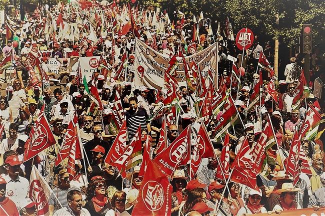 Imagen de archivo de una manifestación del 1 de Mayo.