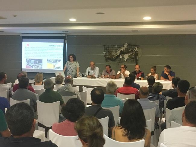 Un momento de la asamblea de AFE celebrada en El Ejido. Un momento de la asamblea de AFE celebrada en El Ejido.