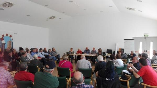 Asamblea constituyente de la Plataforma en Defensa de las Pensiones.