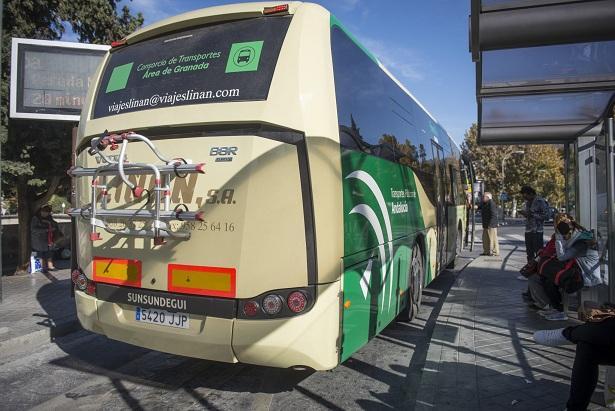 Autobús interurbano de Granada. 