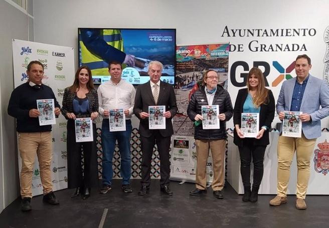 Presentación de los campeonatos de esquí de montaña. 