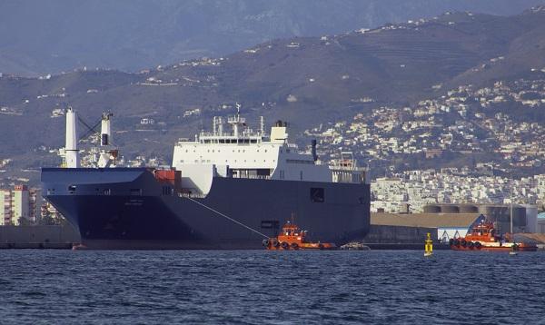 Imagen del barco saudí. Imagen del barco saudí.