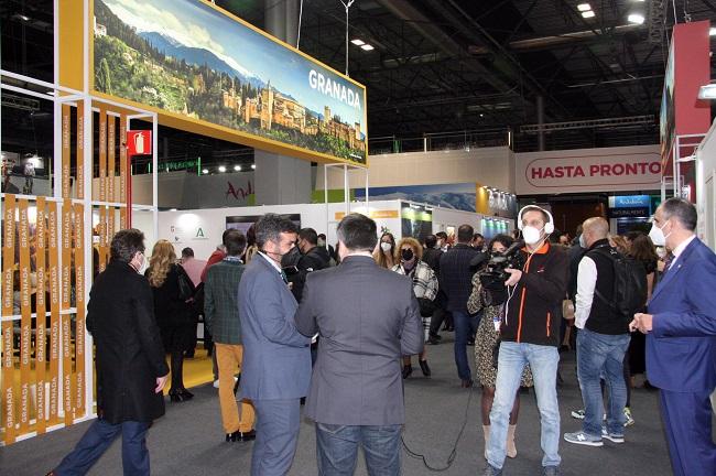 Expositor de Granada en Fitur 2022.