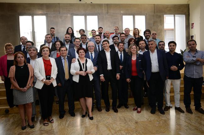 Visita del consejero a Baza. Visita del consejero a Baza.