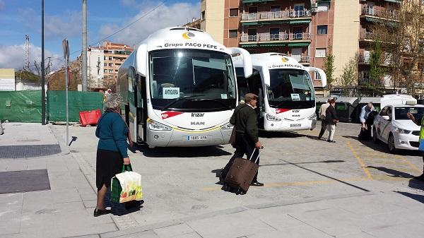 Imagen de archivo de los autobuses alternativos al AVE.