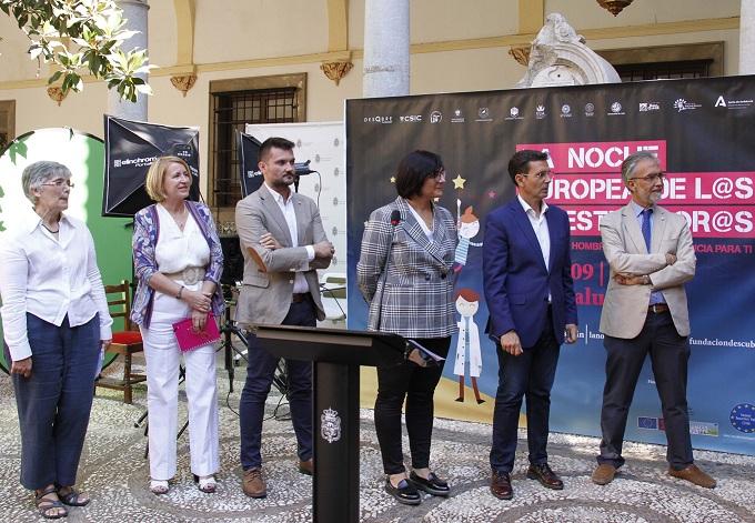 Presentación de la Noche Europea de los Investigadores en el Ayuntamiento. 