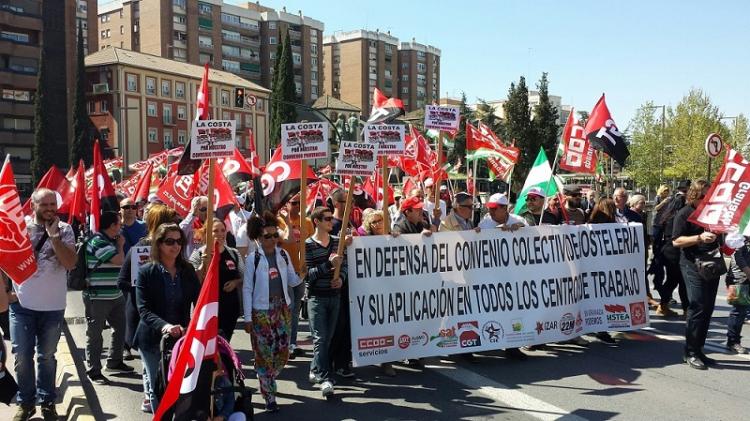 Manifestación del pasado sábado, 8 de abril.