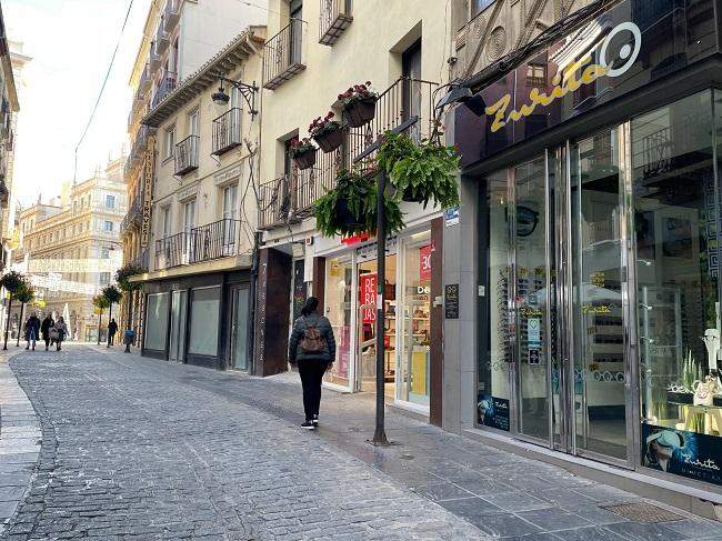 Calle Mesones, en la capital. 