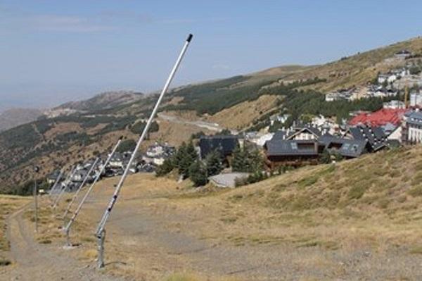 Sierra Nevada ha culminado la instalación de los nuevos cañones de nieve.