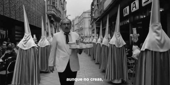 Pasaje de Cartagena en el spot sobre la Semana Santa de Andalucía.