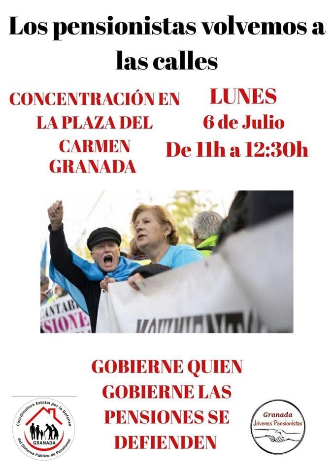 Cartel de la concentración.