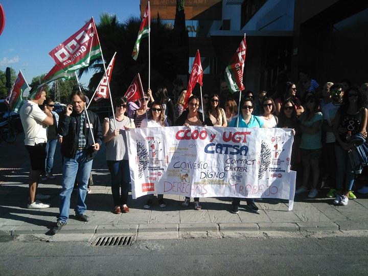 Protesta este jueves ante la empresa Catsa.