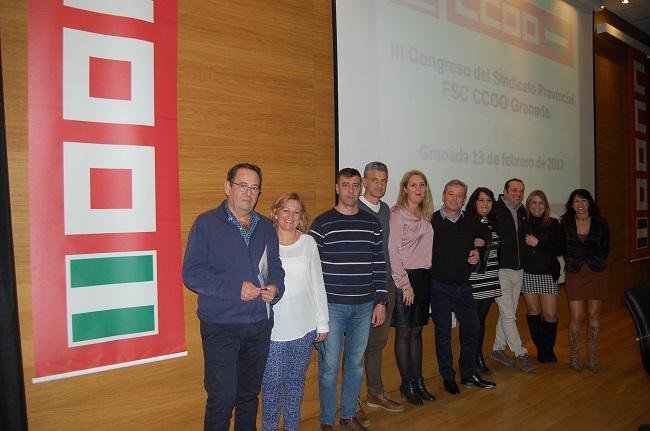 Ejecutiva del Sindicato de Servicios Ciudadanos de CCOO de Granada. Ejecutiva del Sindicato de Servicios Ciudadanos de CCOO de Granada.