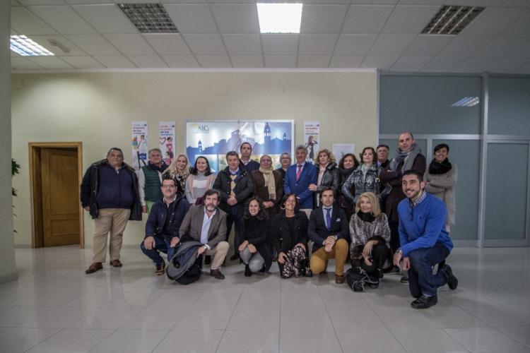 Representantes de los Centros Comerciales Abiertos, en una imagen de archivo.