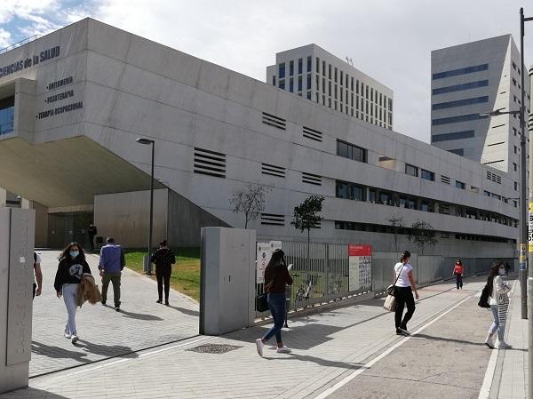 Campus de la Salud antes de decretarse las restricciones. Campus de la Salud antes de decretarse las restricciones.