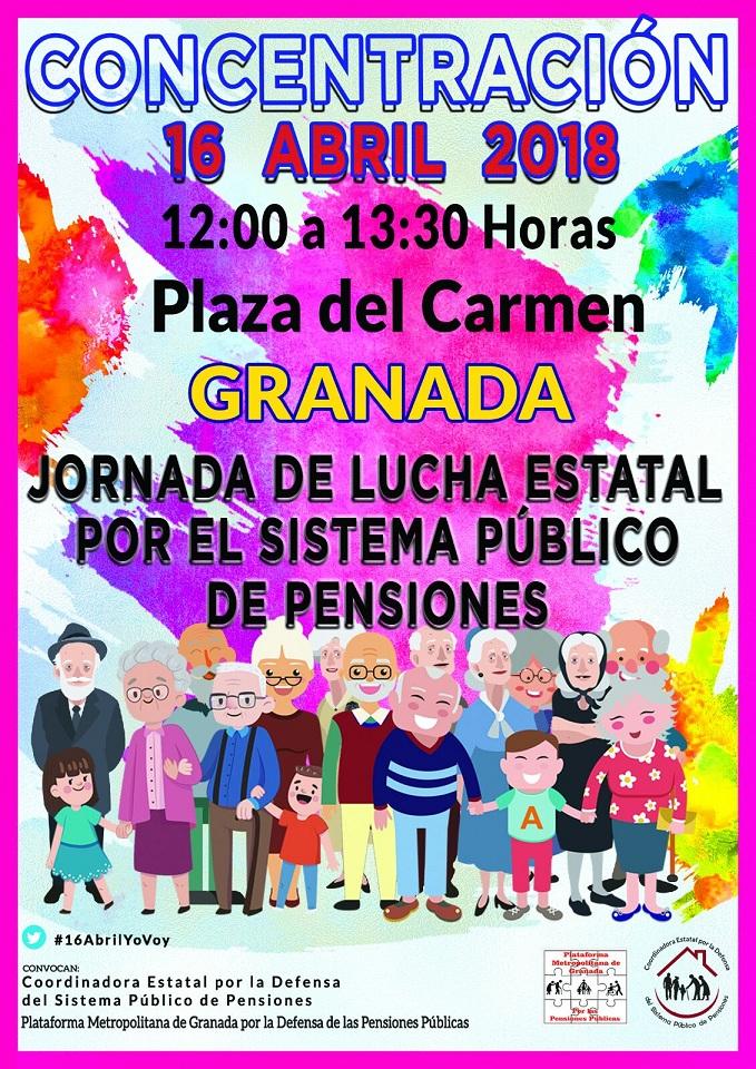 Cartel de la convocatoria para este lunes.