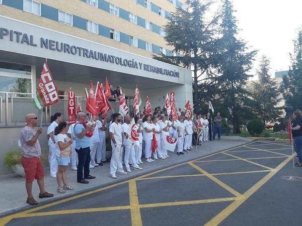 Concentración, este martes, a las puertas de Trauma.