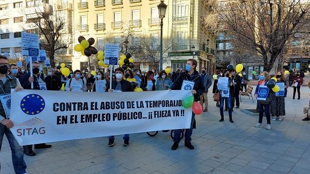 Concentración en la Fuente de las Batallas.