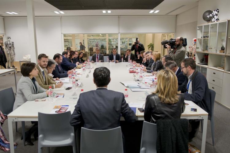 El alcalde ha presidido la reunión del Consejo Rector. 