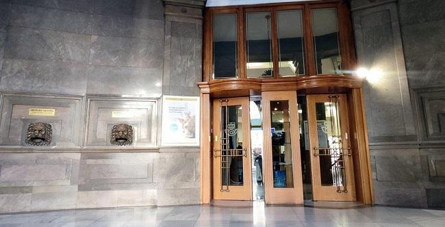 Oficina central de Correos en Puerta Real. 