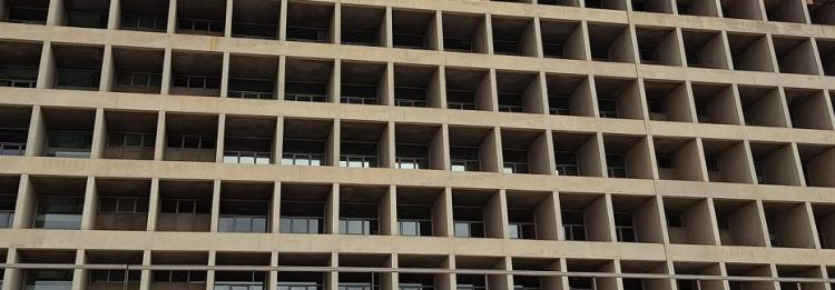 Detalle del edificio del Cubo.