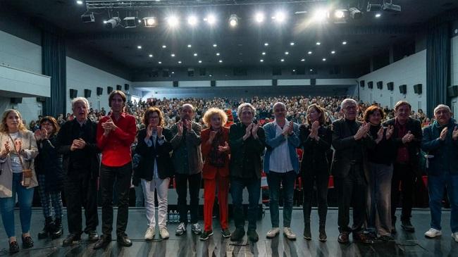 Acto de la cultura, con el apoyo de CCOO y UGT, celebrado este domingo en Madrid.