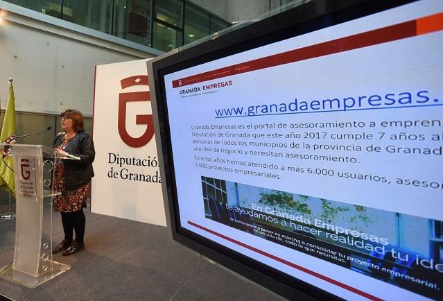 Presentación de la actividad del portal de empresas. 