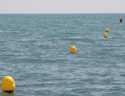 Balizamiento de las playas.