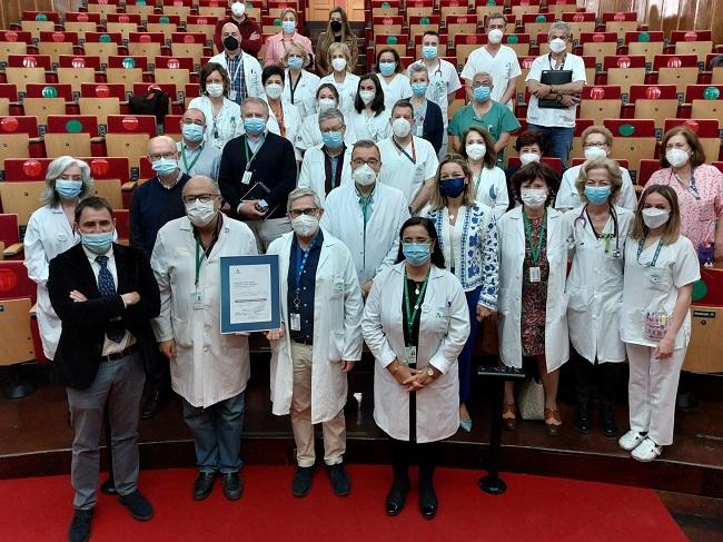 Equipo de Pediatría del Virgen de las Nieves.