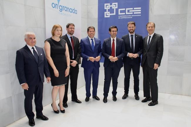 Los nuevos embajadores e OnGranada Tech City.