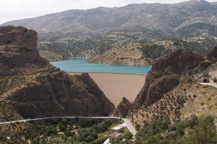 Embalse de El Portillo, en el río Castril. 