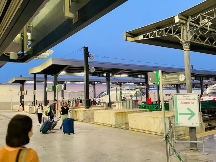 Estación de tren de Granada. 