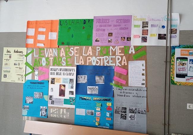 Exposicion en el IES Ribera del Fardes.