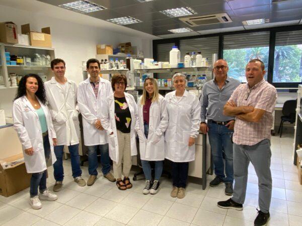 Equipo investigador de la Estación Experimental del Zaidín. 