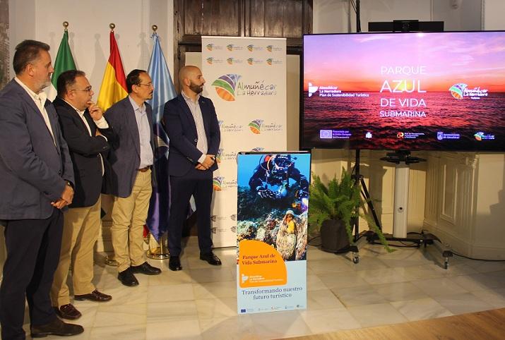 Presentación del Parque Azul de Vida Submarina. 