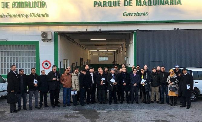 Visita de la delegación de Túnez.