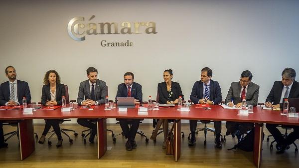 Imagen del acto de bienvenida a los empresarios colombianos. Imagen del acto de bienvenida a los empresarios colombianos.
