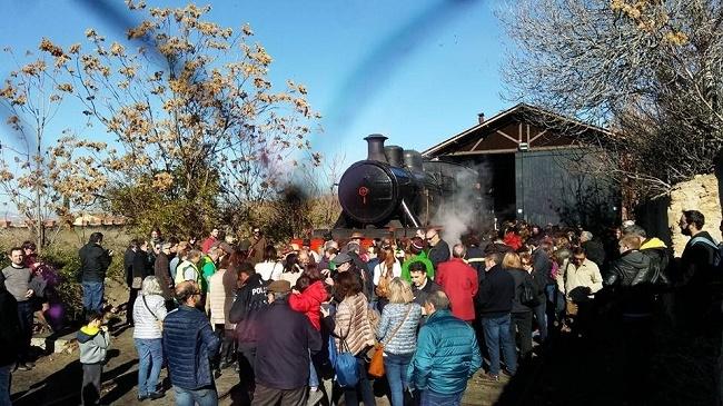 Imagen de la locomotora conocida popularmente como 'Babwil-La Guadix'. 